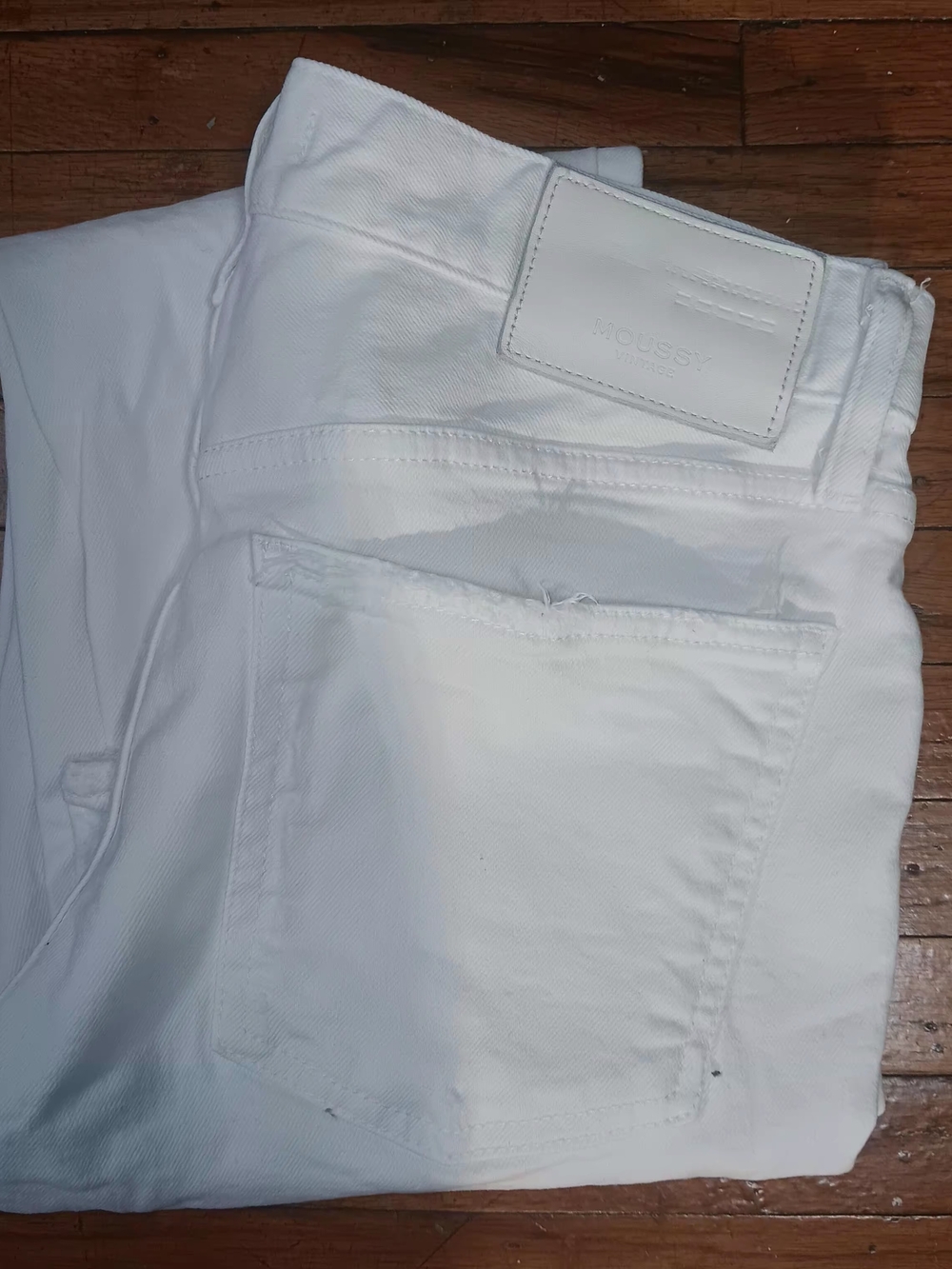 Moussy White Denim Jeans